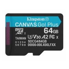 KINGSTON Memorijska kartica U3 V30 microSDXC 64GB Canvas Go Plus 200MB/s A2 SDCG4/64GBSP