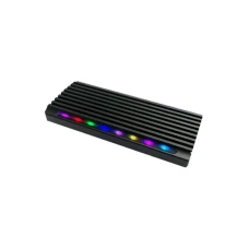 LC POWER LC-M2-C-NVME-4 Enclosure for NVMe M.2 SSD USB-C (USB3.2 Gen.2x1) Usb Type-C Black SSD Rack