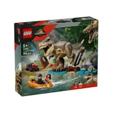 LEGO 76975 Bekstvo od T-reksa na reci