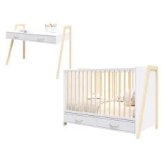 LETTINO LETTINO LUNA KREVETAC 2U1 + FIOKA