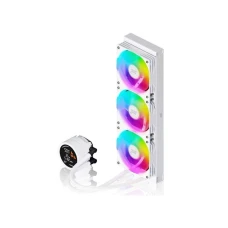 LevelPlay Combat Liquid 360 HUD AIO belo vodeno hladnjenje sa ekranom KRW-H13NN-20APN-GW1