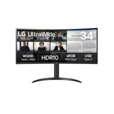 LG 34WR55QK-B UWQHD 100Hz Curved Monitor