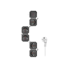 LOGILINK Fleksibilni produžni kabl 5 mesta, 1.5m