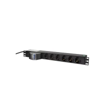 LOGILINK PDU 6 x šuko CEE 7/3, 2.0m, sa duplim osiguračem