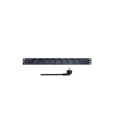 LOGILINK PDU 8 x šuko , 2x USB type C, prenaposna zaštita