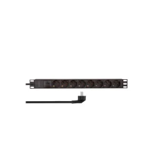 LOGILINK PDU 8 x šuko CEE 7/3, zaštita od preopterećenja, 1.8m