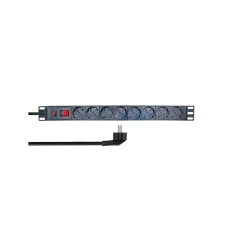 LOGILINK PDU 8 x šuko, prenaponska zaštita, prekidač, 1.8m