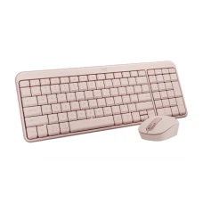 LOGITECH MK251 Wireless Bluetooth tastatura + miš, roze