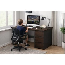 LUX Urban 120 Radni sto - kompjuterski model sa 3 fioke (274824)