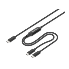 MANHATTAN Dual USB-C Charging Cable 100 W, 2 m 355810 MANHATTAN Dual USB-C Charging Cable 100 W, 2 m 355810