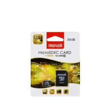 MAXELL MICRO SDXC 256GB CLASS 10 + ADAPTER UHS-1