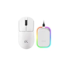 MCHOSE Bežični gaming miš A7 V2 Ultra Plus White /PAW 3950/8K Hz/Omron Mechanical MCHOSE Bežični gaming miš A7 V2 Ultra Plus White /PAW 3950/8K Hz/Omron Mechanical