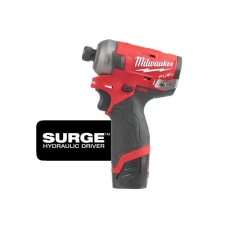 MILWAUKEE Akumulatorski udarni odvijač hidraulični 1/4” 12V 2Ah – M12FQID-202X MILWAUKEE Akumulatorski udarni odvijač hidraulični 1/4” 12V 2Ah – M12FQID-202X