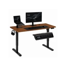 ModernHome Elektricni radni sto 140*60 cm sa podesivom visinom 72*118 cm, tamni hrast -ModernHome