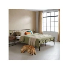 ModernHome Krevet sa metalnim ramom 160x200 cm sa podnicom Black Frame (DNYSF165B)