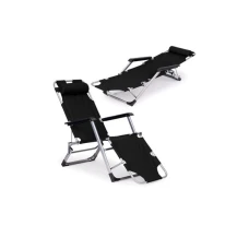 ModernHome Ležaljka za plažu 2u1 black ModernHome Ležaljka za plažu 2u1 black