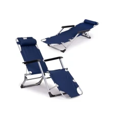 ModernHome Ležaljka za plažu 2u1 Dark Blue ModernHome Ležaljka za plažu 2u1 Dark Blue