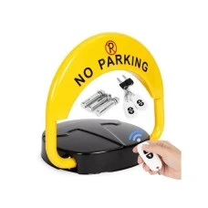 ModernHome Parking barijera sklopiva 40 cm zaobljena sa ključem, daljinskom kontrolom i alarmom (DNPL-002)