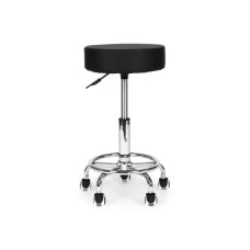 ModernHome Rotirajuca stolica, kozmeticka i medicinska, podesiva, crna - ModernHome