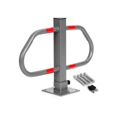 ModernHome Sklopiva parking barijera 50 cm sa ključem i reflektnom trakom (DNPL-006)