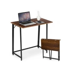 ModernHome Sklopivi sto za kompijuter 80x45 cm Laptop Table Dark wood ModernHome Sklopivi sto za kompijuter 80x45 cm Laptop Table Dark wood