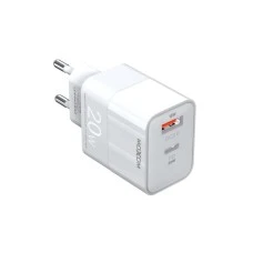 MOXOM MX-HC134 20W Type C na Type C punjač beli MOXOM MX-HC134 20W Type C na Type C punjač beli