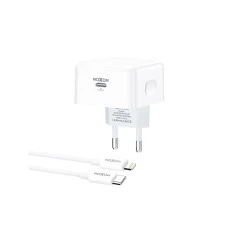 MOXOM MX-HC307 40W Type C na Lightning punjač beli MOXOM MX-HC307 40W Type C na Lightning punjač beli
