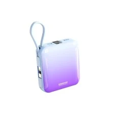 MOXOM MX-PB155 fast 10000mAh SCP 22.5W QC18W+ PD20W Power Bank ljubičasti