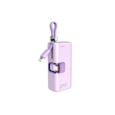 MOXOM MX-PB161 fast PD20W+ PD22.5W 5000mAh Power Bank ljubičasti