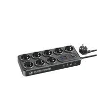 MOXOM MX-ST22 Produžni kabl crni MOXOM MX-ST22 Produžni kabl crni