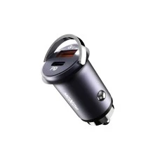 MOXOM MX-VC08 fast PD3.0+QC3.0 33W Auto punjač crni MOXOM MX-VC08 fast PD3.0+QC3.0 33W Auto punjač crni