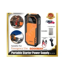 MOXOM Starter sa power bankom MX-AC04 narandzasta