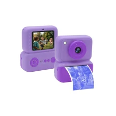 MS MOBILE Q10 Mini kamera printer ljubičasta + papir za štampanje fotografija