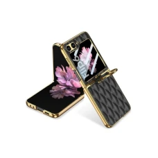 MS MOBILE RHOMBUS Futrola za Samsung F741B/F761B Galaxy Z Flip 6 5G/Z Flip 7 FE 5G crna (GKK case)