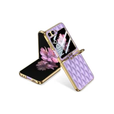 MS MOBILE RHOMBUS Futrola za Samsung F741B/F761B Galaxy Z Flip 6 5G/Z Flip 7 FE 5G ljubičasta (GKK case)