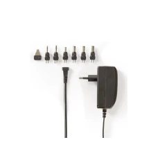 NEDIS ACPA003 Universal AC Power Adapter 24W, 9-24V DC 1.80m 1.0-1.5A 6plug(s) Black