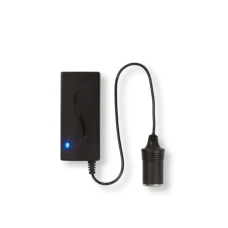 NEDIS POCO100 DC konverter sa 230V AC 50 Hz na 12V DC Cigar utičnica, 60W, Utikač sa uzemljenjem, Crna