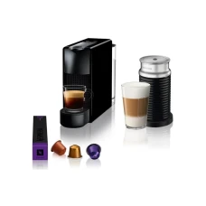 NESPRESSO Essenza Mini Black & Aeroccino Aparat za kafu i aparat za pravljenje pene od mleka (A3NC30EUBK-TX)