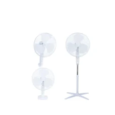NIAROS KURELI Ventilator 3U1, PODNI, ZIDNI I STONI, PREČNIK 43CM, 45W, BELI