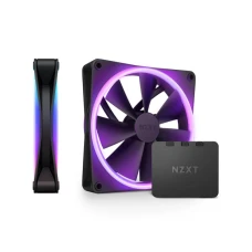 NZXT F140 RGB Duo Twin Pack 140mm ventilator crni (RF-D14DF-B1)