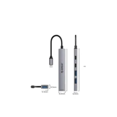 ORICO YSB4-U2 USB hub 4port USB3.0 TypeC+PD