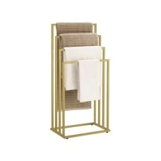 Oskar Držač za peškire sa 4 šipke zlatni Oskar Držač za peškire sa 4 šipke zlatni