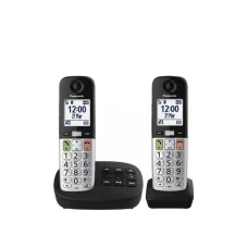 PANASONIC TELEFON KX-TGU432EXB - 2 slusalice crno/sivi sa sekretaricom
