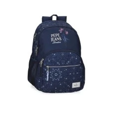 Pepe Jeans NORA ranac za školu tirkizna