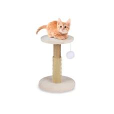 PET COMFORT Stub za grebanje za mačke sa četkom za češkanje bež 40 cm PET COMFORT Stub za grebanje za mačke sa četkom za češkanje bež 40 cm