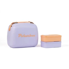 POLARBOX Lilac - Orange Pop Ručni frižider 6l sa dve posude za hranu