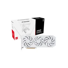 POWER COLOR Hellhound Spectral White AMD Radeon™ RX 9070 XT 16GB GDDR6 RX9070XT 16G-L/OC/WHITE