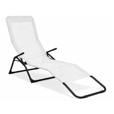 PROGARDEN Baštenska ležaljka bela-bež