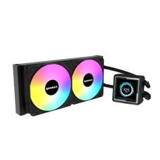 RAIDMAX LM240 ARGB ANIMATION DISPLAY crno vodeno hlađenje LM240BK