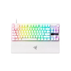 RAZER Huntsman V3 Pro Tenkeyless 2025 - 8K Tenkeyless Analog Optical Esports Keyboard - White Edition RAZER Huntsman V3 Pro Tenkeyless 2025 - 8K Tenkeyless Analog Optical Esports Keyboard - White Edition